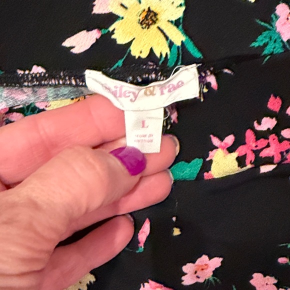 Floral Riley & Rae Joggers size Large - Picture 2 of 8